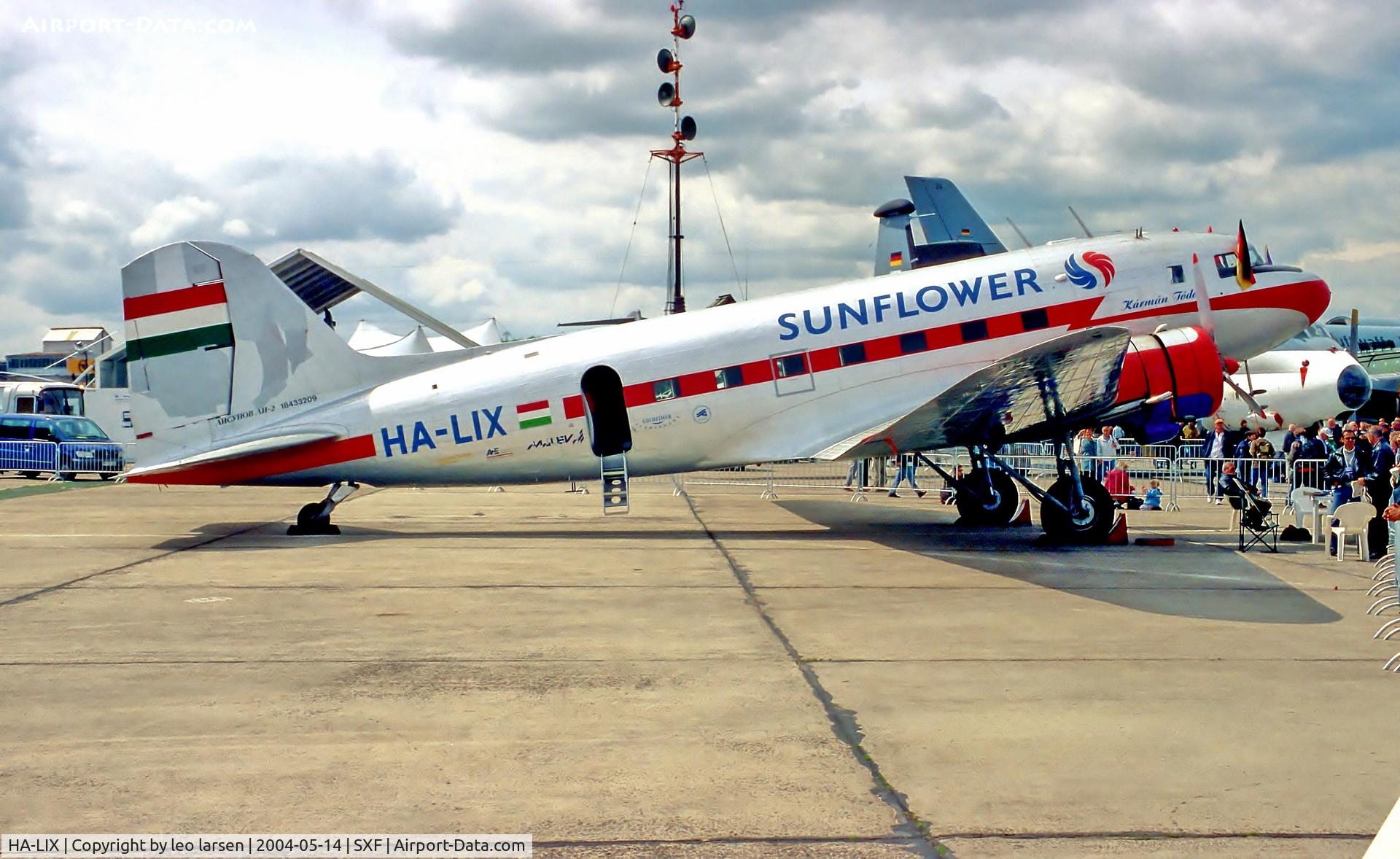 HA-LIX, 1949 Lisunov Li-2T Cab C/N 18433209, Berlin Air Show 14.5.2004