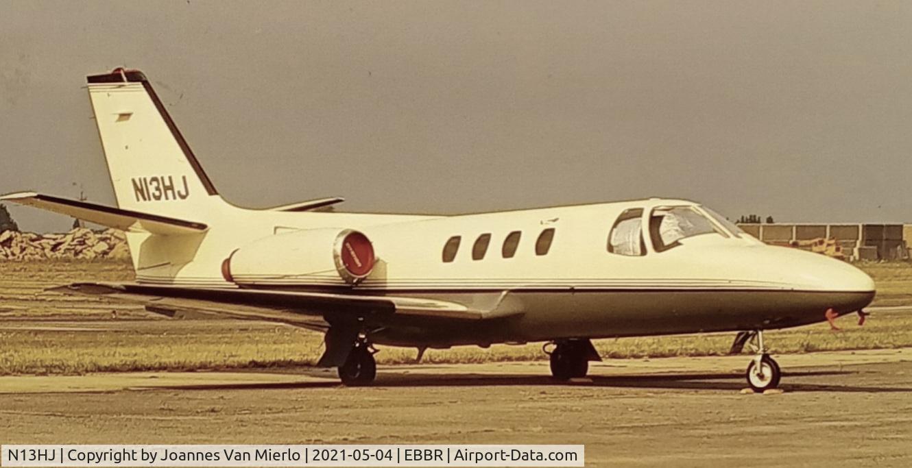 N13HJ, Cessna 500 Citation I C/N 500-0182, scan from slide