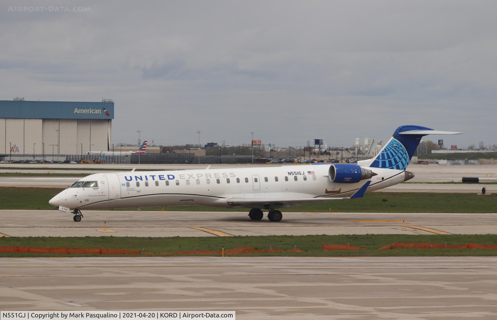 N551GJ, Bombardier CRJ-702 (CL-600-2C10) Regional Jet C/N 10283, CL-600-2C10