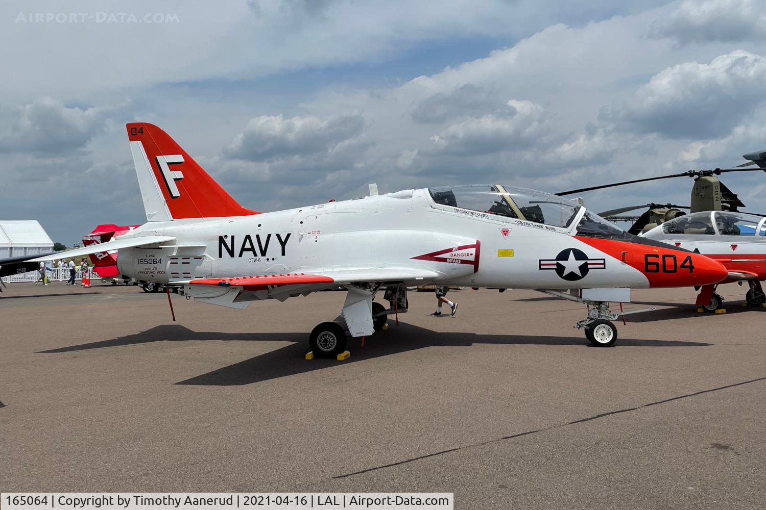 165064, McDonnell Douglas T-45C Goshawk C/N A068, McDonnell Douglas T-45C Goshawk, c/n: A068, BuNo1 65064 , Sun n Fun 2021