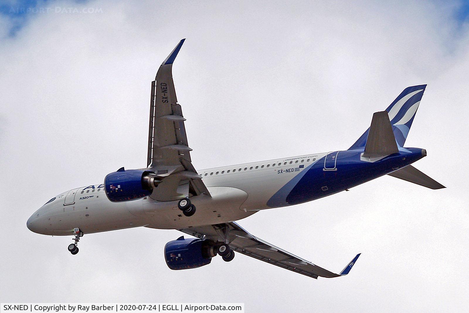 SX-NED, 2020 Airbus A320-271N C/N 10047, SX-NED   Airbus A320-271NSL [10047] (Aegean Airlines) Home~G 24/07/2020