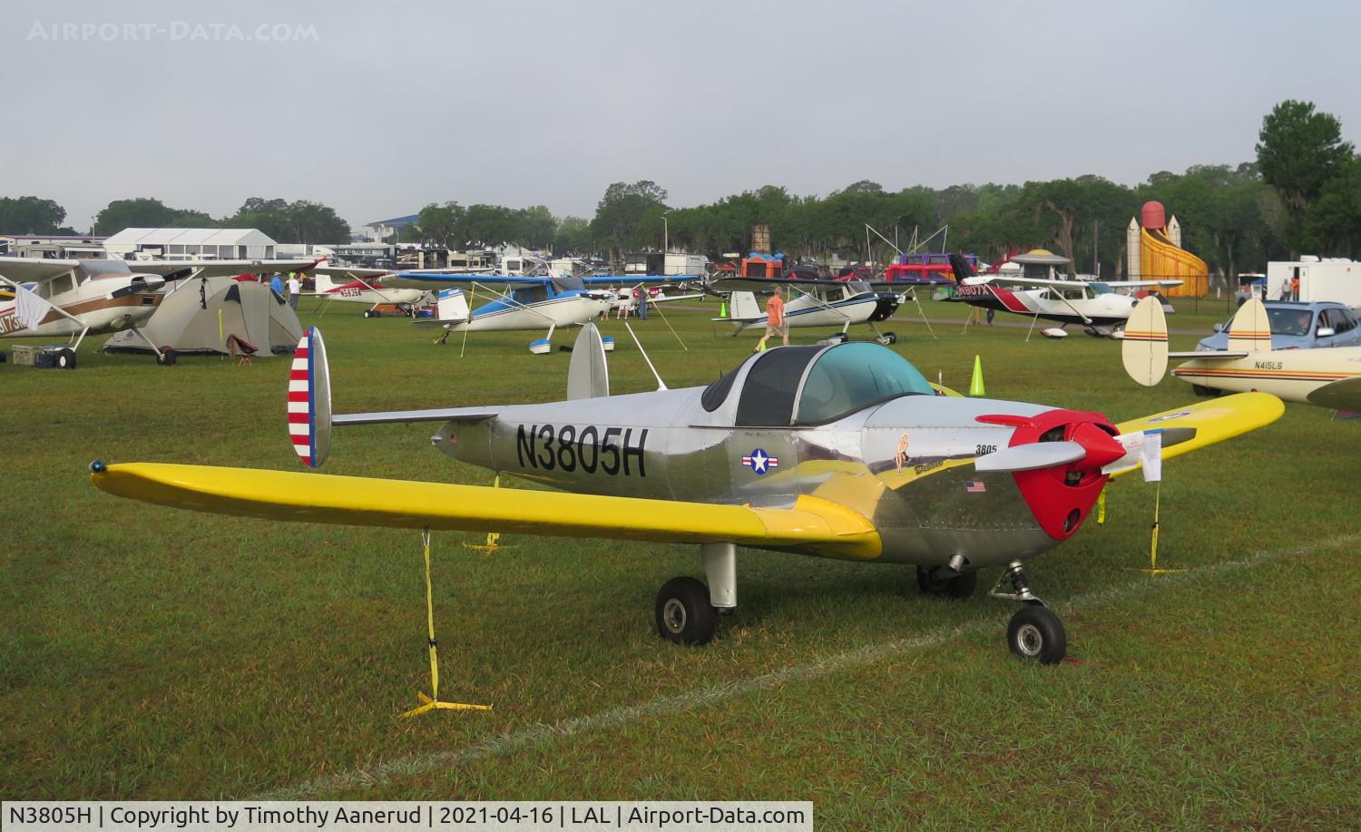 N3805H, 1947 Erco 415CD Ercoupe C/N 4506, 1947 Erco 415CD, c/n: 4506, Sun n Fun 2021