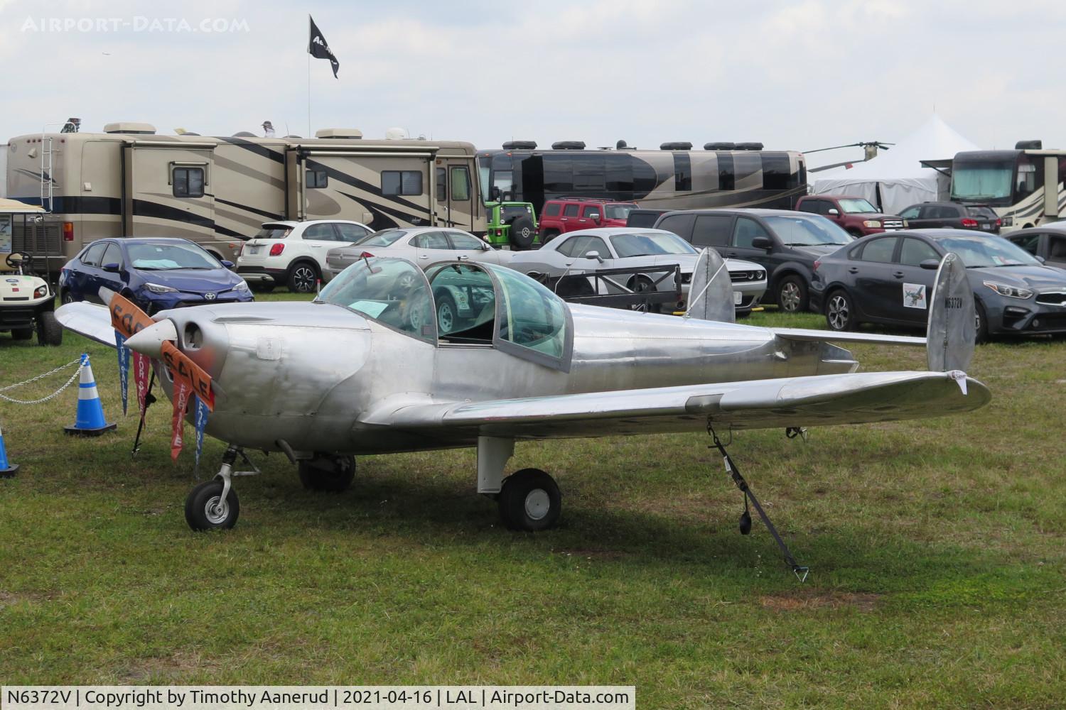 N6372V, 1965 Alon A2 Aircoupe C/N A-48, 1965 Alon A2, c/n: A-48, Sun n Fun 2021