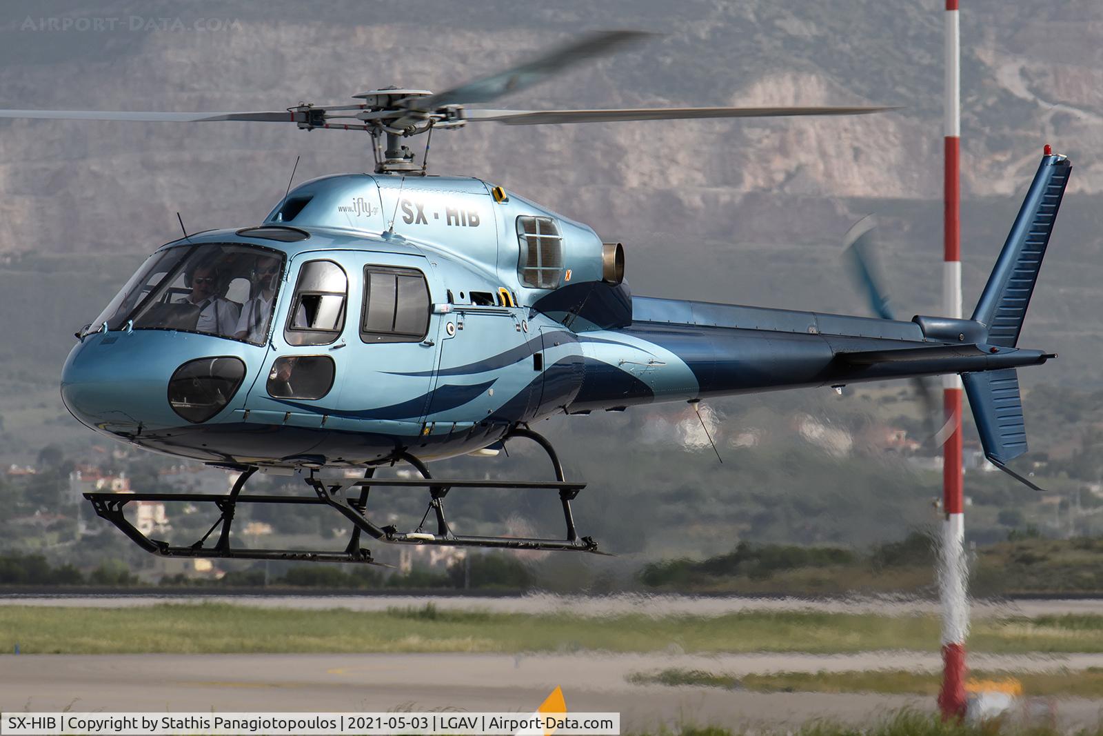SX-HIB, Eurocopter AS-355N Ecureuil 2 C/N 5258, Take off from Heliport of Athens International Airport