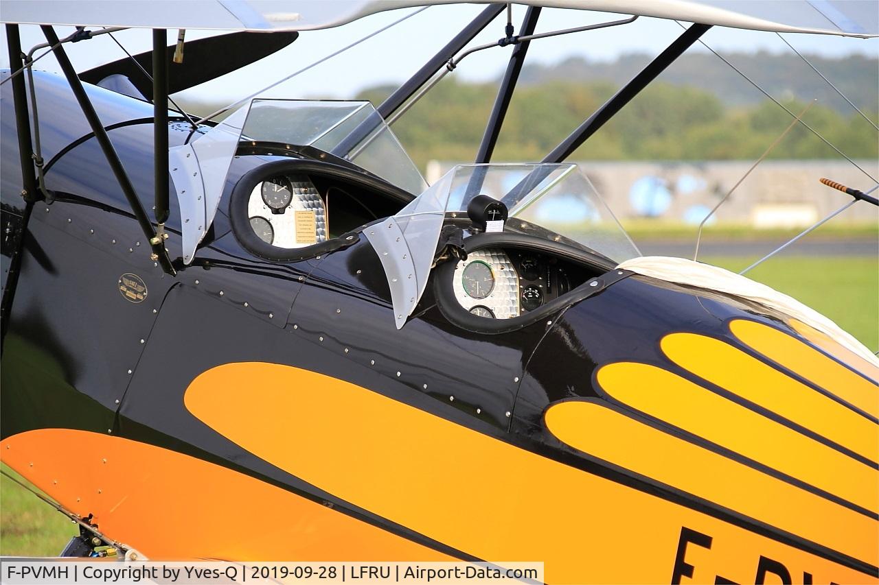 F-PVMH, 2019 Hatz CB-1 C/N 776, Hatz CB-1, Cockpit close up view, Morlaix-Ploujean airport (LFRU-MXN) Air show 2019