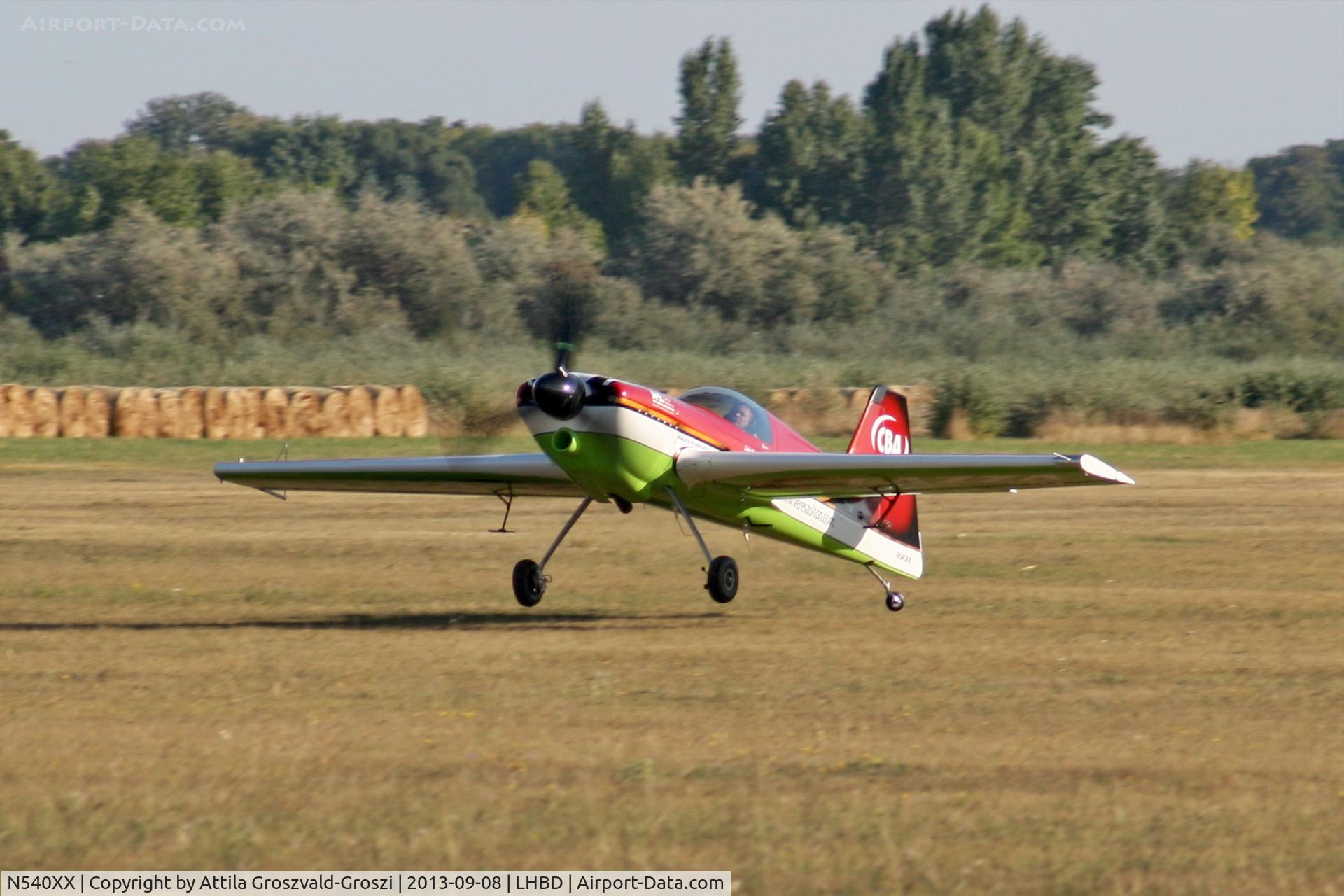 N540XX, 2008 MX Aircraft MXS C/N 6, LHBD - Börgönd Airport, Hungary