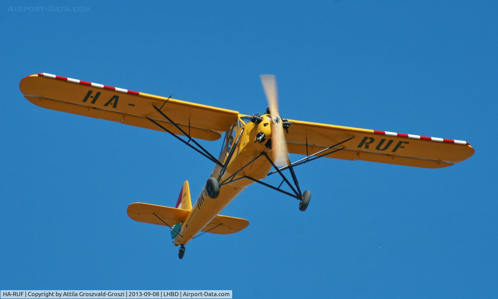 HA-RUF, 1954 Rubik R-18c/1 Kánya C/N E-778, LHBD - Börgönd Airport, Hungary