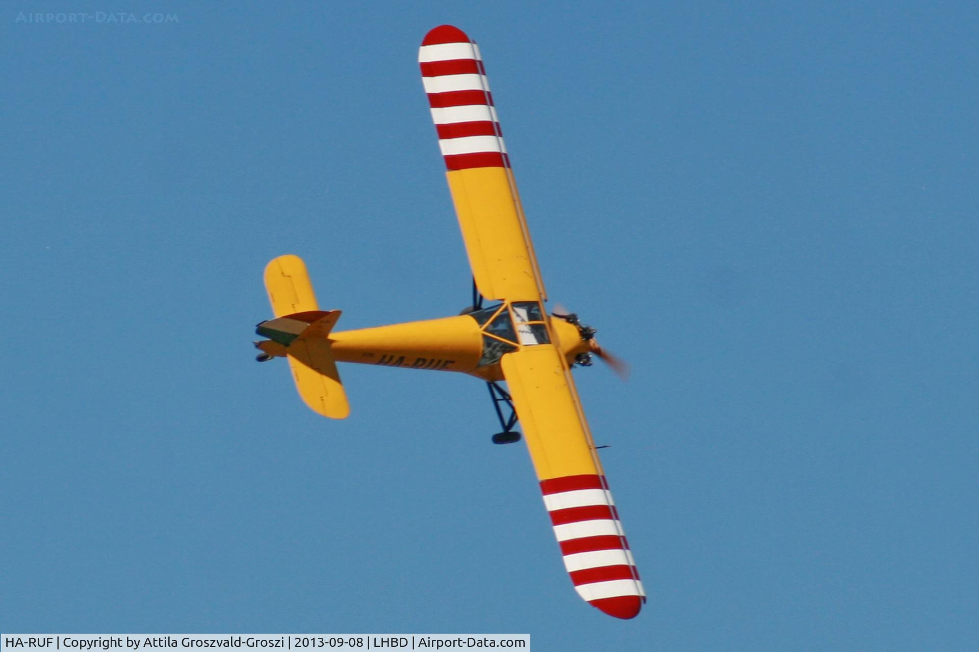 HA-RUF, 1954 Rubik R-18c/1 Kánya C/N E-778, LHBD - Börgönd Airport, Hungary