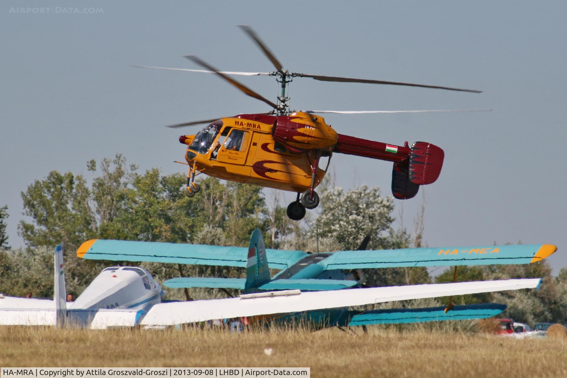 HA-MRA, 1978 Kamov KA-26 Hoodlum C/N 7806404, LHBD - Börgönd Airport, Hungary