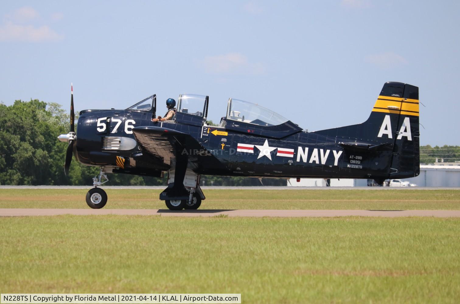 N228TS, 1954 North American T-28D Trojan C/N 200-422, Sun N Fun 2021