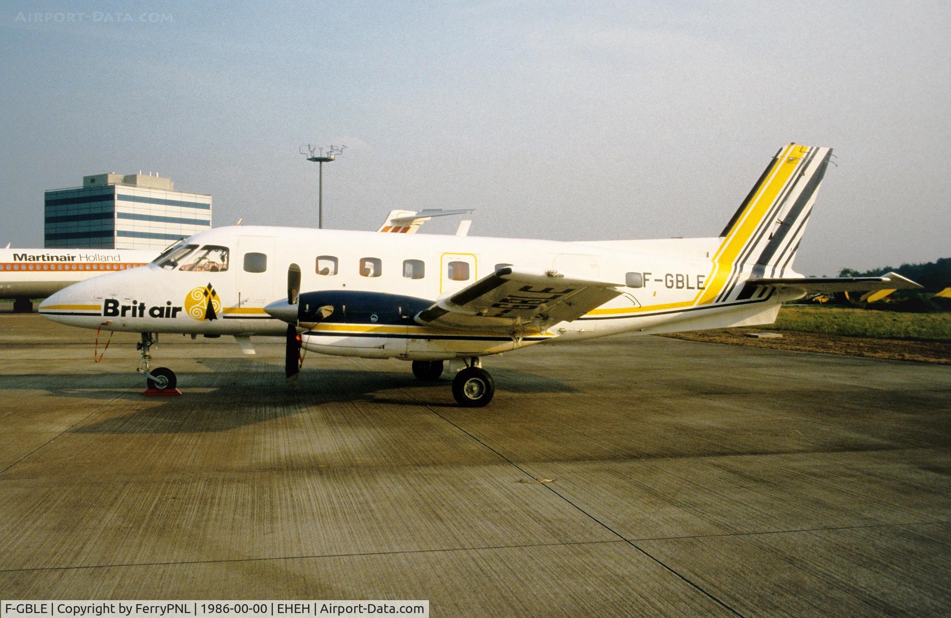 F-GBLE, 1979 Embraer EMB-110P2 Bandeirante C/N 110213, Brit Air EMB110