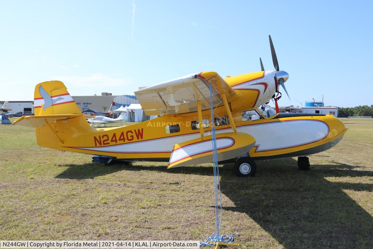 N244GW, 1986 Grumman G-44A Widgeon C/N 1473, Sun N Fun 2021