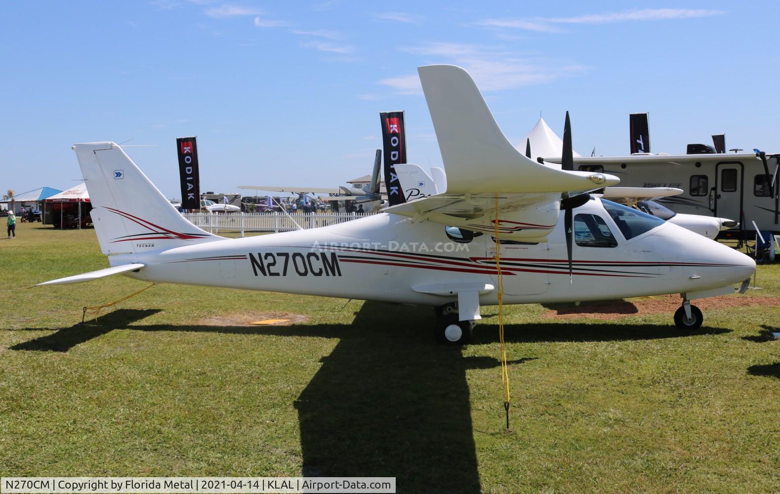 N270CM, 2019 Tecnam P-2006T C/N 283/US, Sun N Fun 2021