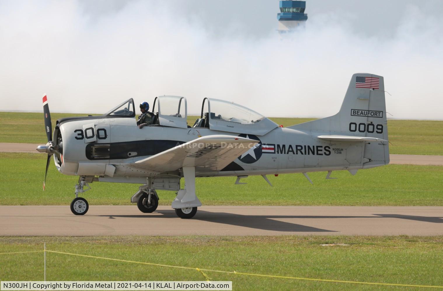 N300JH, 1955 North American T-28B Trojan C/N 219-8, Sun N Fun 2021