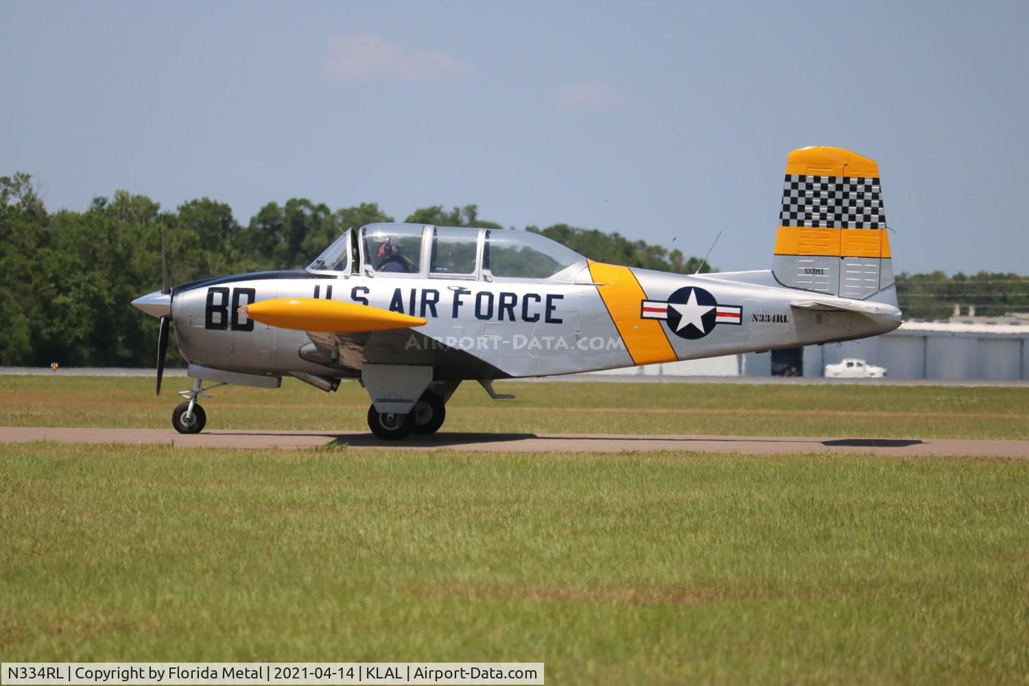N334RL, 1963 Beech T-34A (A45) Mentor Mentor C/N G-12, Sun N Fun 2021