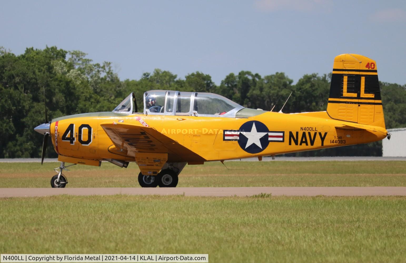 N400LL, 1957 Beech T-34B Mentor C/N BG-400, Sun N fun 2021