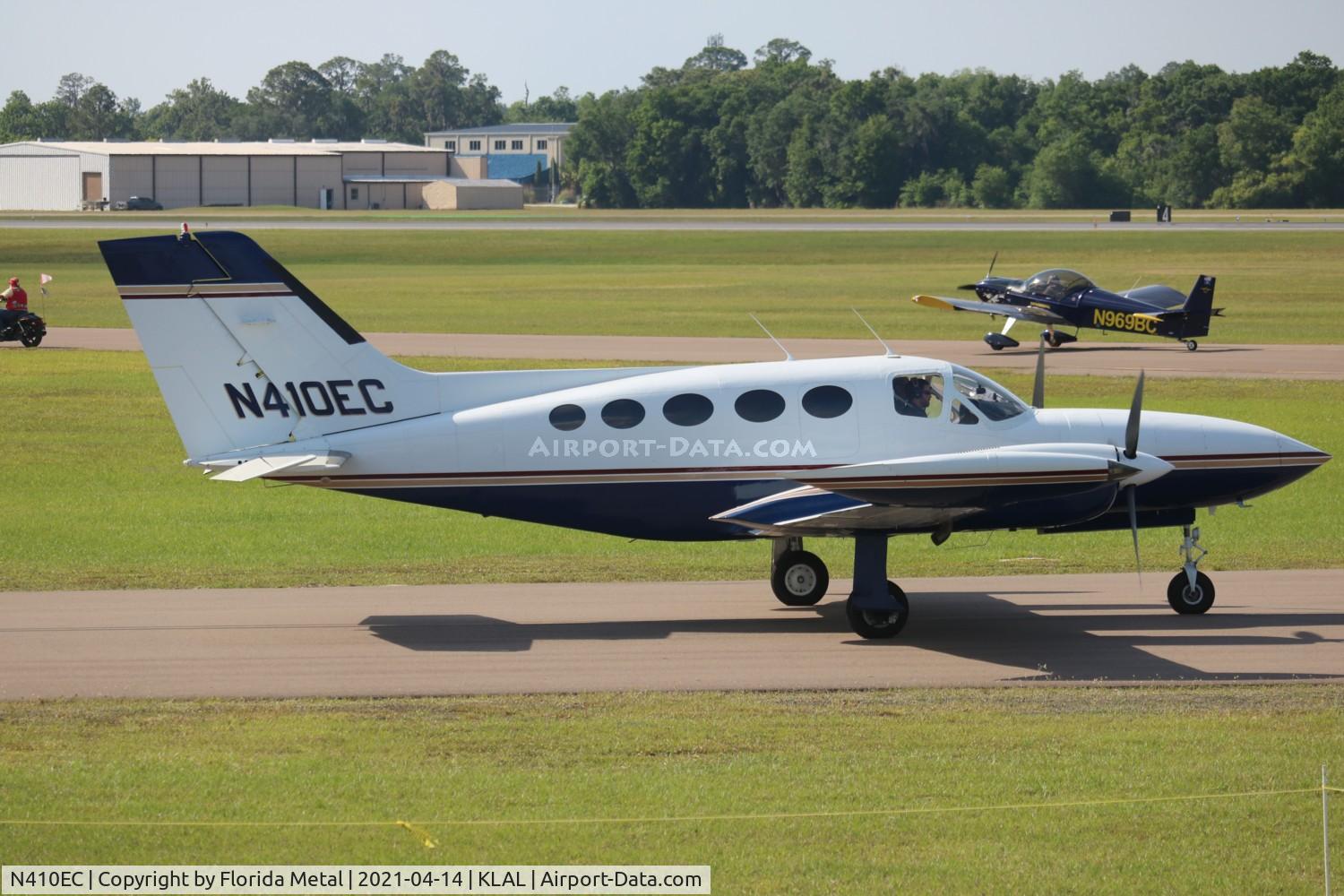 N410EC, 1973 Cessna 421B Golden Eagle C/N 421B0422, Sun N Fun 2021