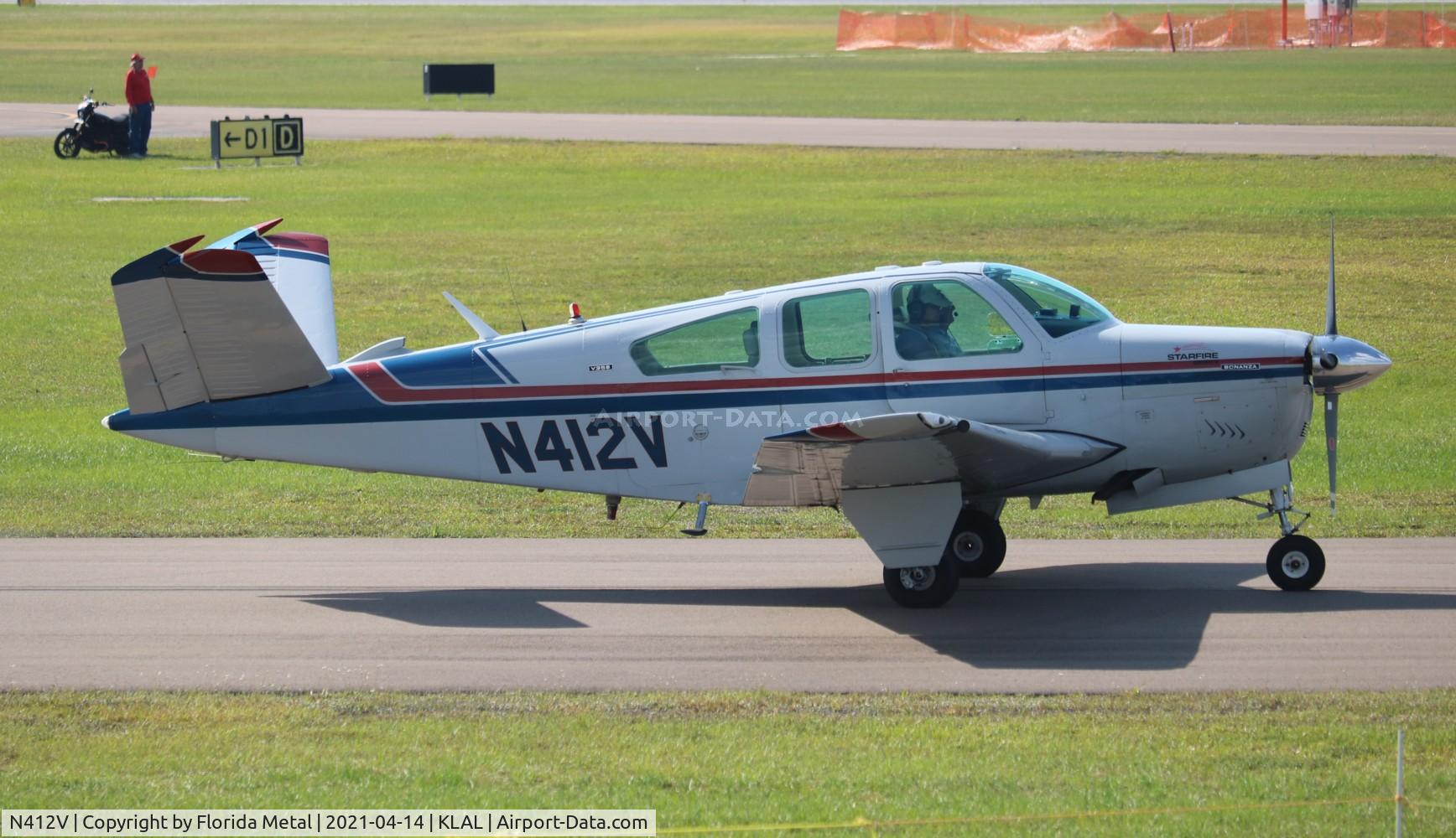 N412V, 1971 Beech V35B Bonanza C/N D-9292, Sun N Fun 2021