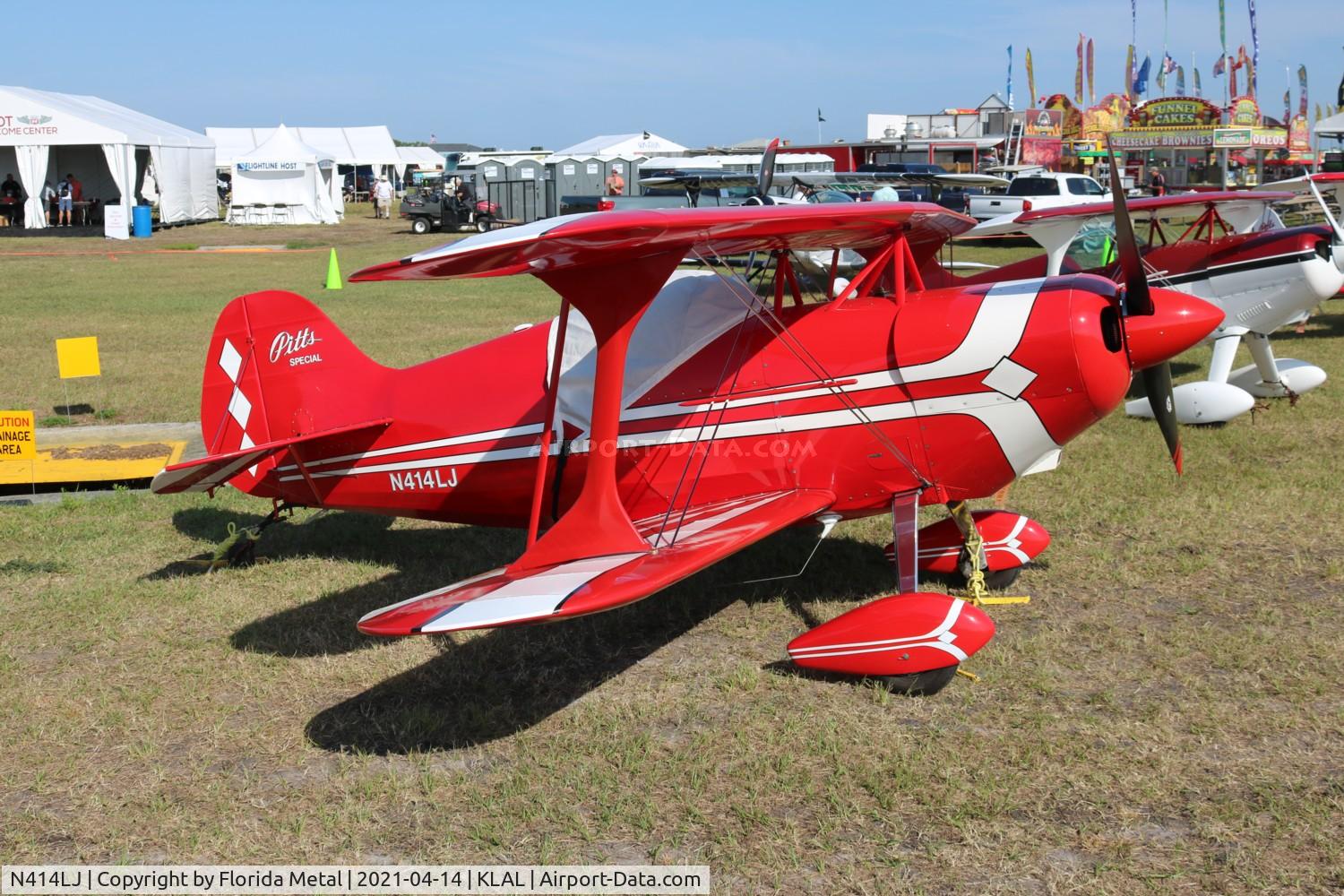 N414LJ, 1971 Pitts S-1C Special C/N 102M, Sun N Fun 2021