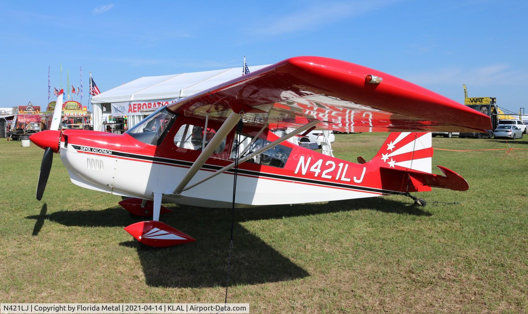 N421LJ, 2010 American Champion 8KCAB Super Decathlon C/N 1095-2010, Sun N Fun 2021