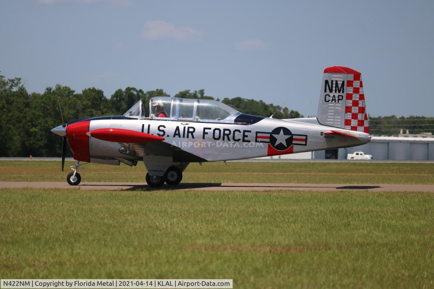 N422NM, 1952 Beech (CCF) T-34A (A45) Mentor C/N CCF34-38, Sun N Fun 2021