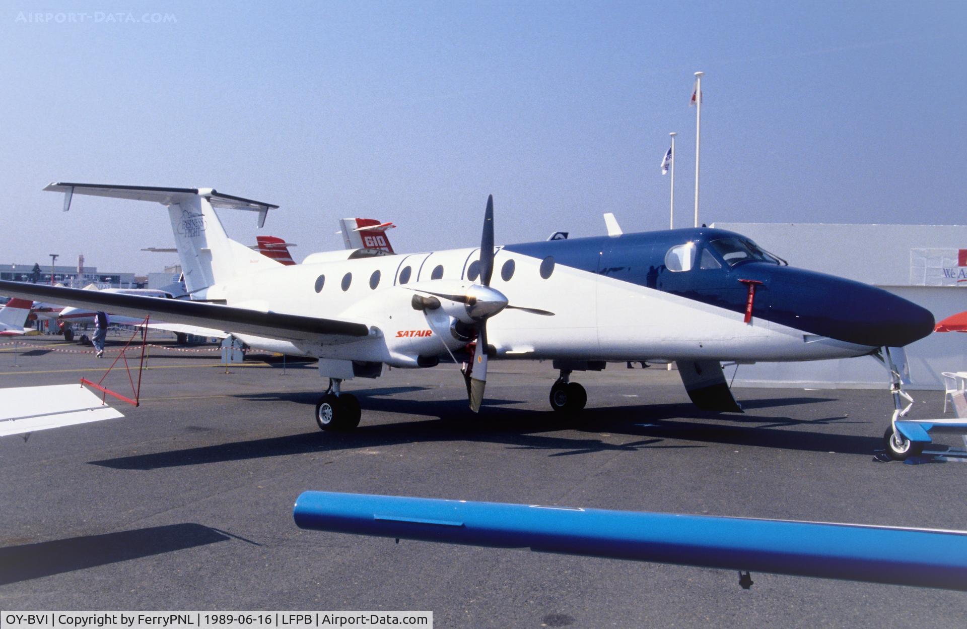 OY-BVI, 1989 Beech 1900C-1 C/N UC-55, BFS Be1900C