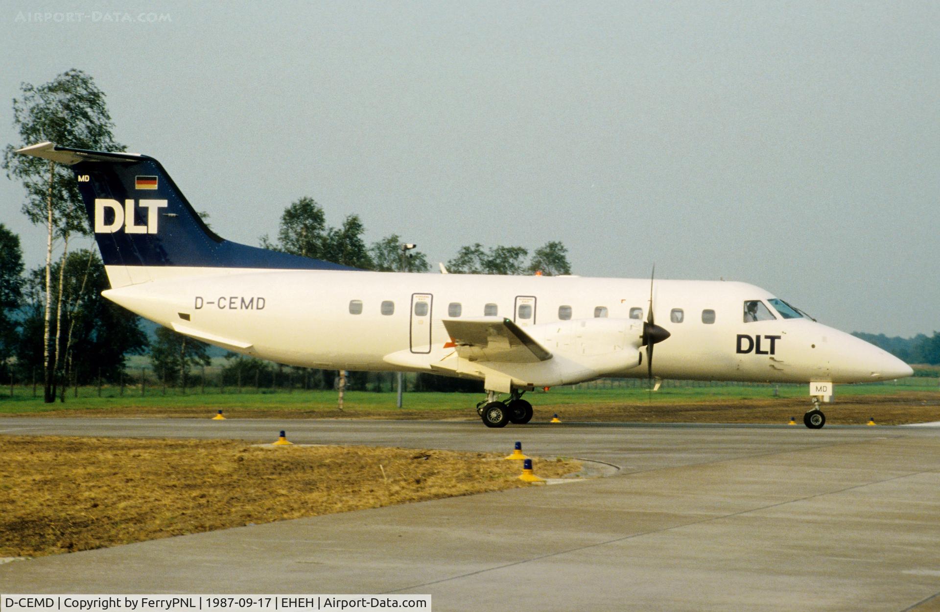 D-CEMD, 1987 Embaer EMB-120-RT C/N 120041, Arrival of Lufthansa EMB120 from FRA