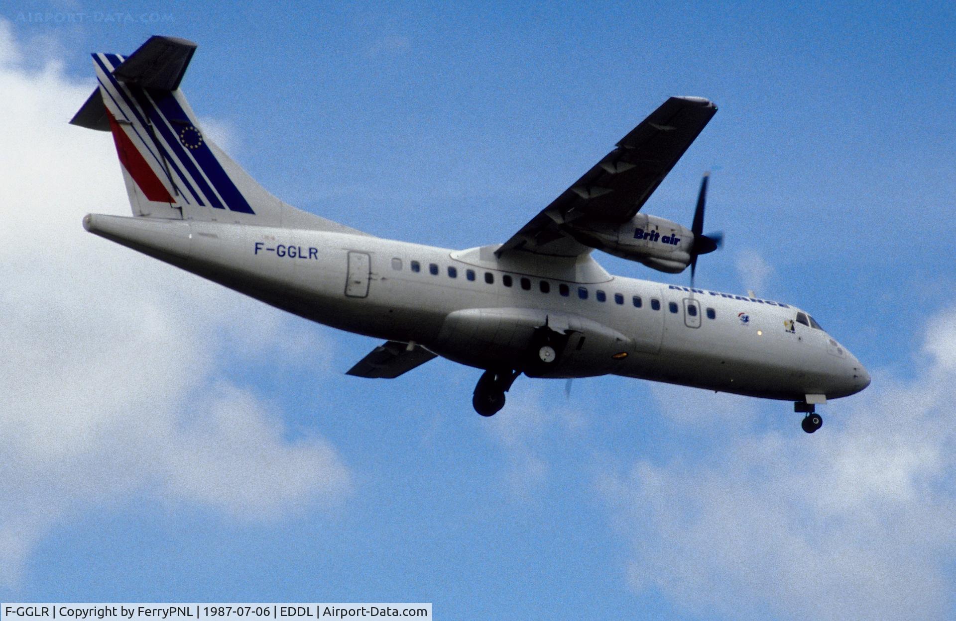 F-GGLR, 1987 ATR 42-300 C/N 043, Landing of Air France (Brit Air) ATR42