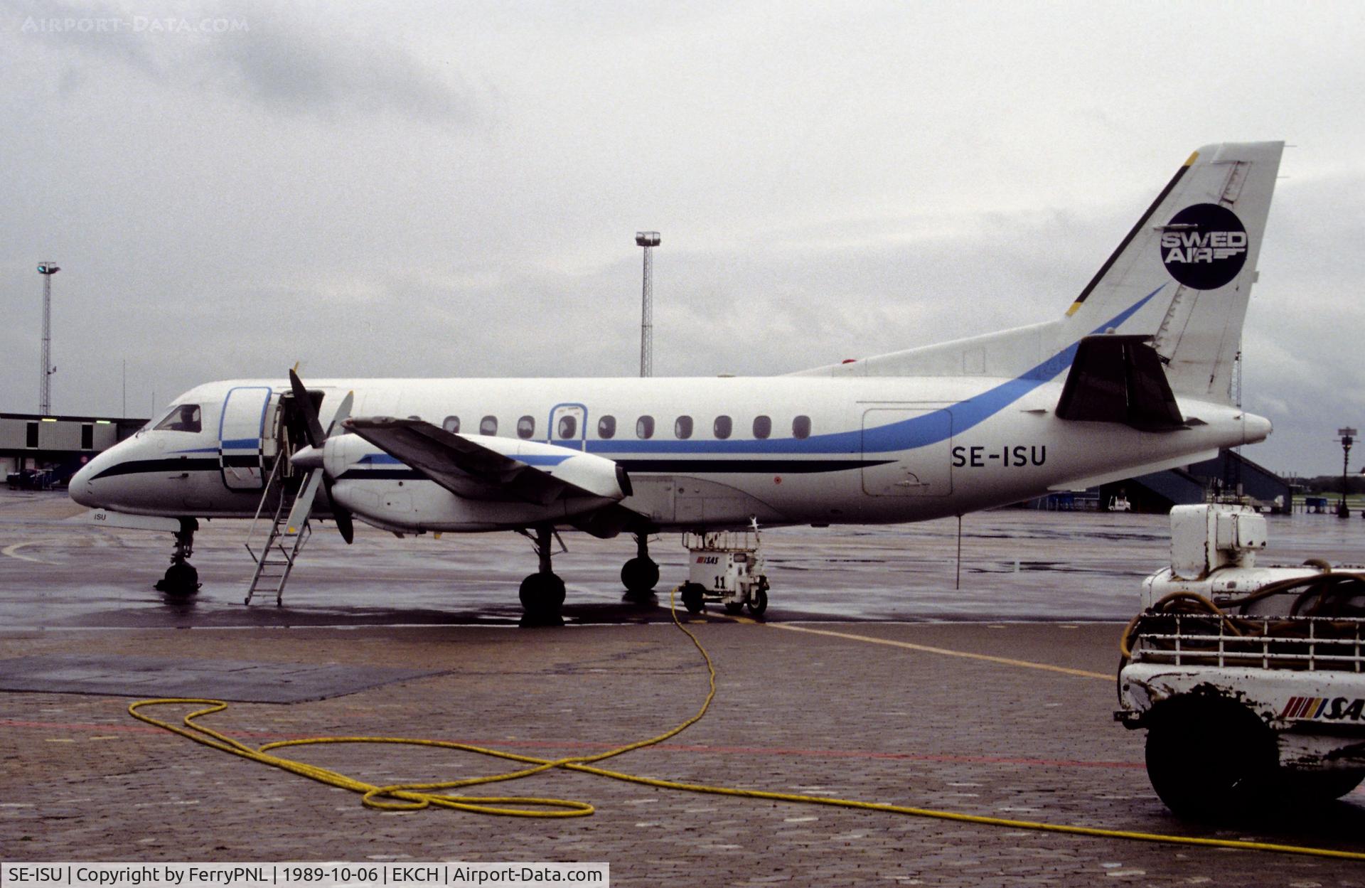 SE-ISU, 1985 Saab 340A C/N 042, Swedair SF340A in CPH
