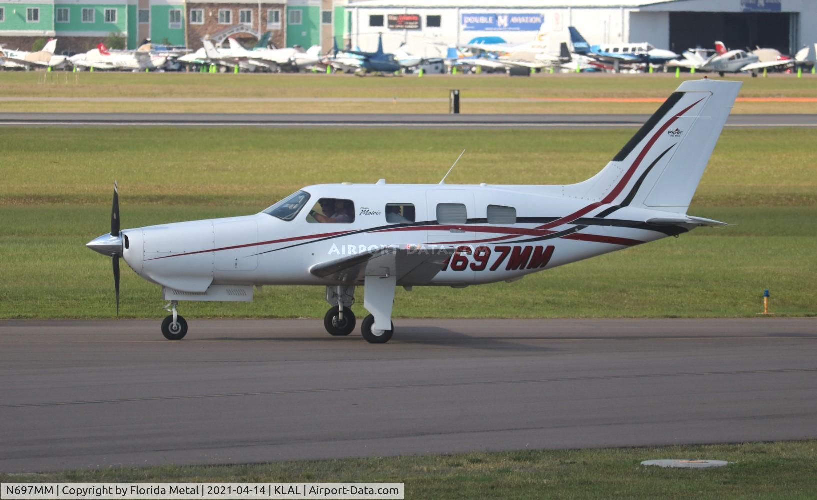 N697MM, Piper PA-46R-350T Malibu Matrix C/N 4692097, Sun N fun 2021