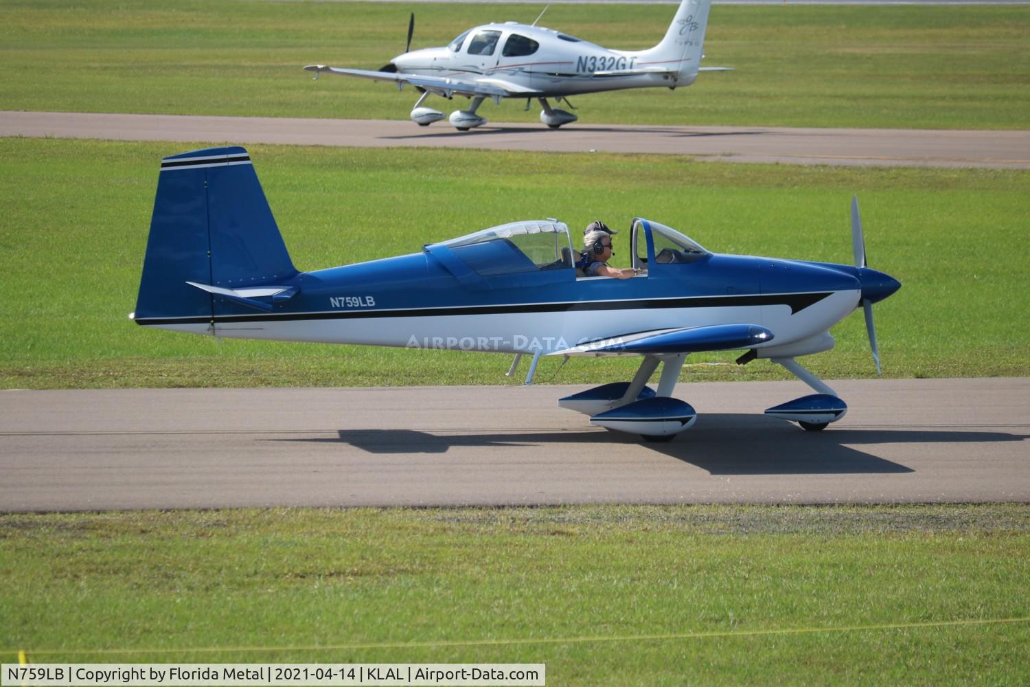 N759LB, 2015 Vans RV-7A C/N 72058, Sun N Fun 2021