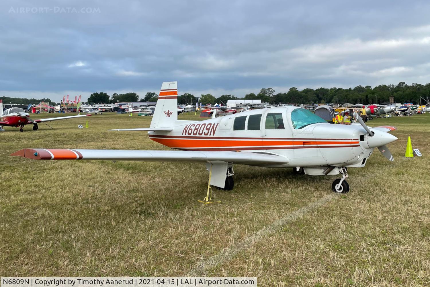 N6809N, 1968 Mooney M-20G Statesman C/N 680103, 1968 Mooney M-20G, c/n: 680103, Sun n Fun 2021