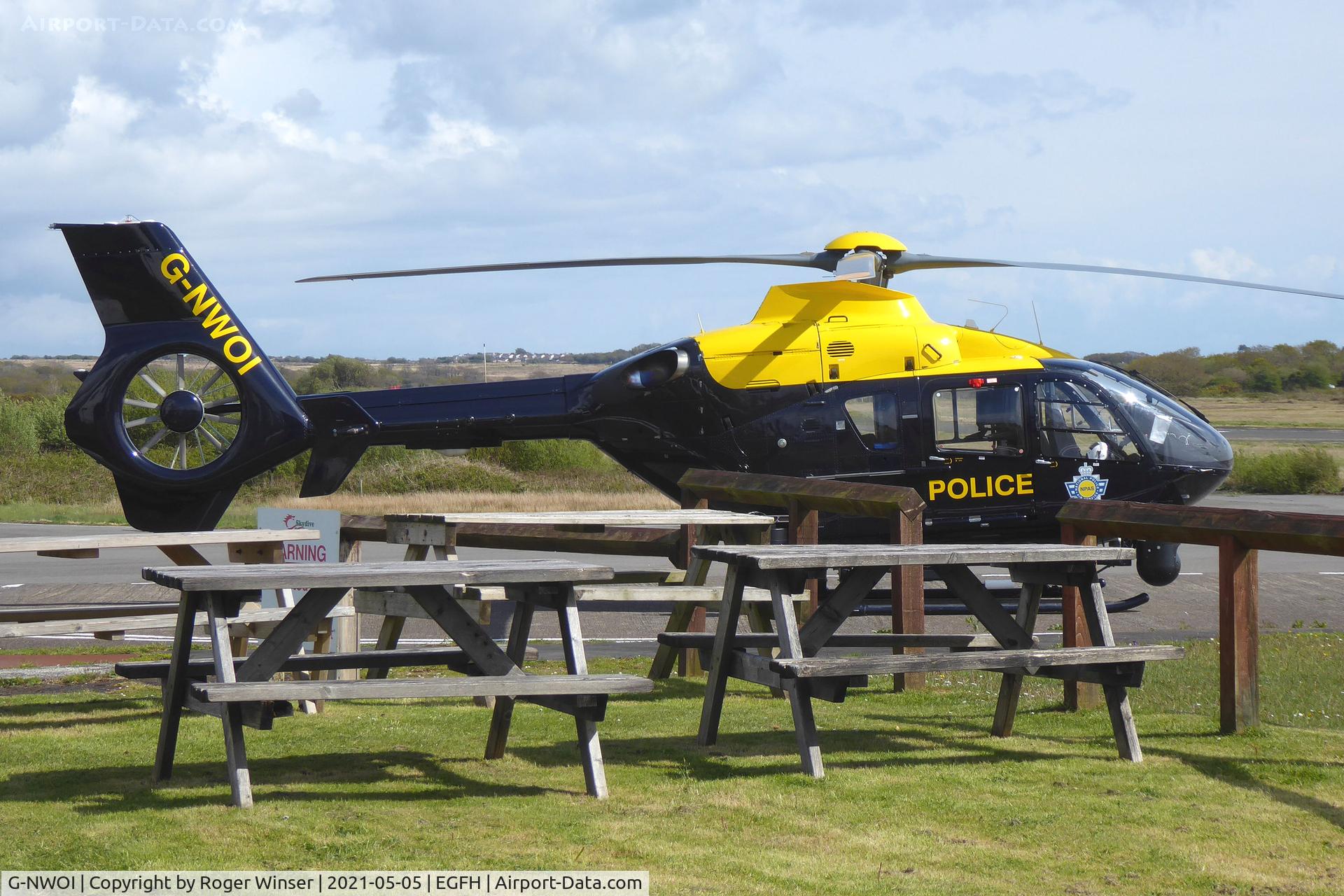 G-NWOI, 2010 Eurocopter EC-135P-2+ C/N 0887, Visiting NPAS helicopter (Police 32).