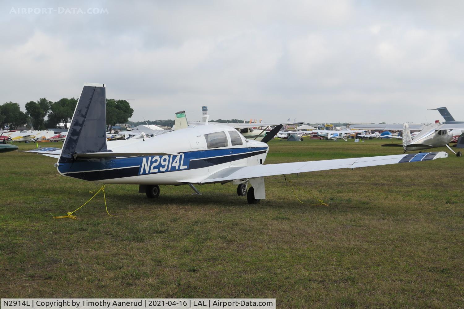 N2914L, 1967 Mooney M20F Executive C/N 670486, 1967 Mooney M20F, c/n: 670486, Sun n Fun 2021