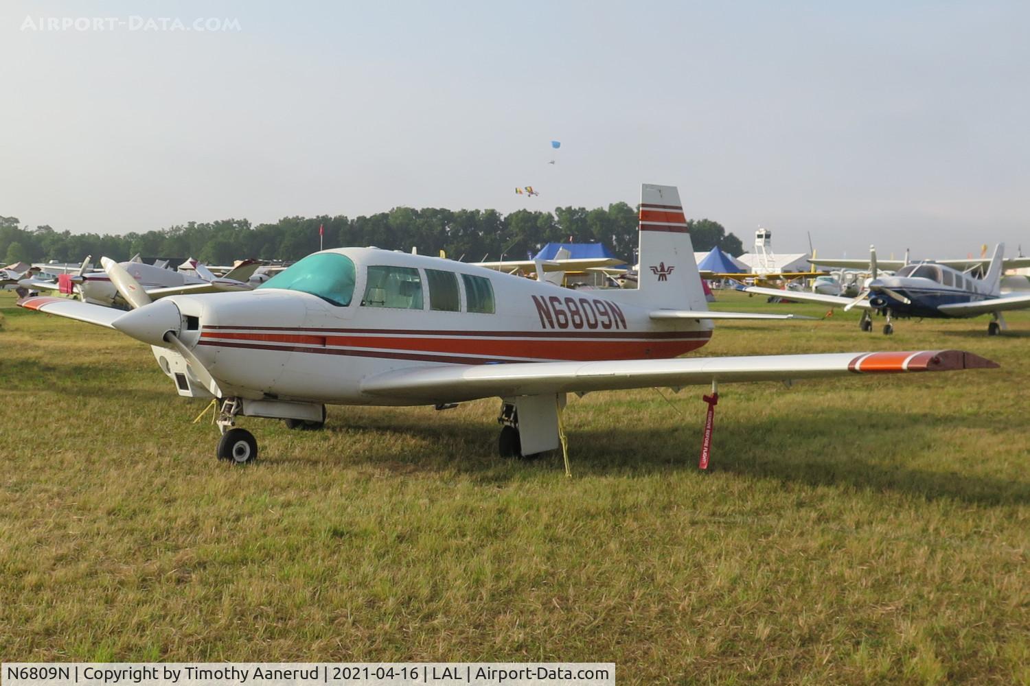 N6809N, 1968 Mooney M-20G Statesman C/N 680103, 1968 Mooney M-20G, c/n: 680103, Sun n Fun 2021