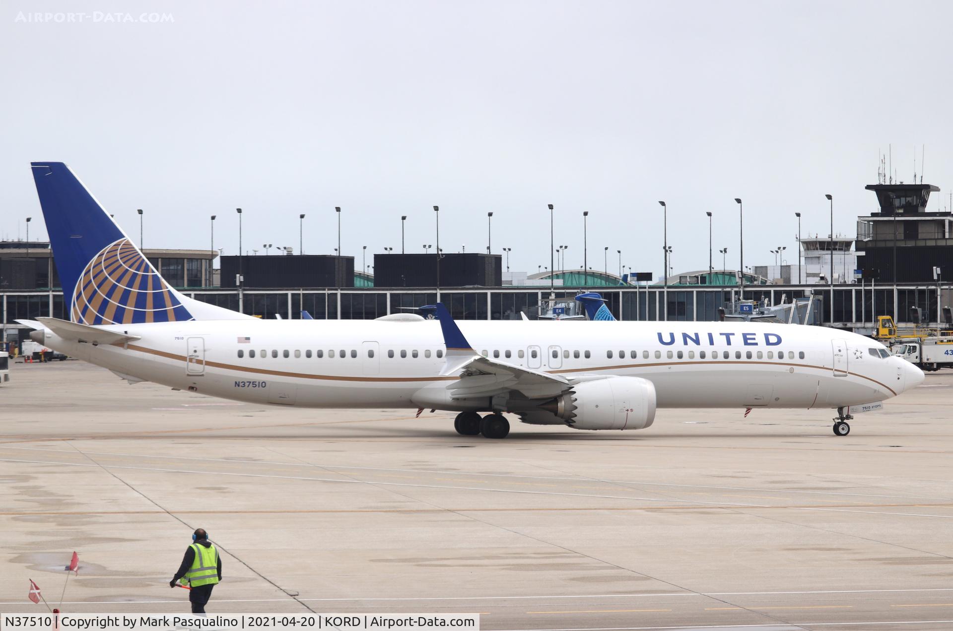 N37510, 2019 Boeing 737-9 MAX C/N 43445, Boeing 737-9 MAX