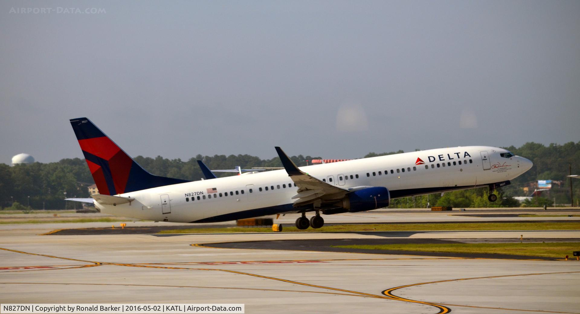 N827DN, 2014 Boeing 737-932/ER C/N 31938, Takeoff Atlanta