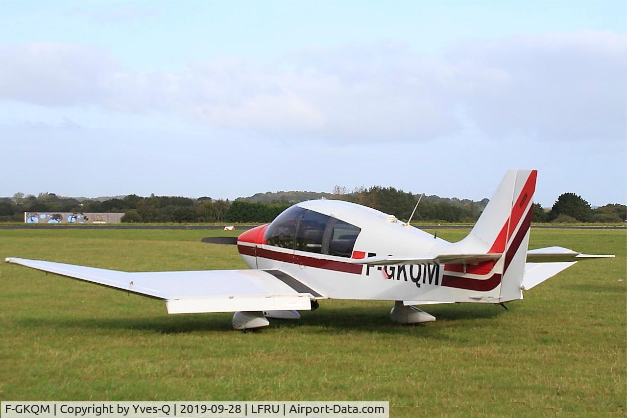 F-GKQM, Robin DR-400-120 Dauphin 2+2 C/N 2057, Robin DR.400-120 Dauphin, Static display, Morlaix-Ploujean airport (LFRU-MXN) air show 2019
