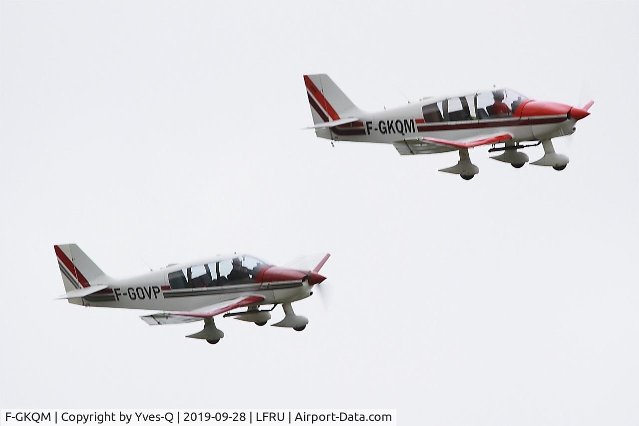 F-GKQM, Robin DR-400-120 Dauphin 2+2 C/N 2057, Robin DR.400-120 Dauphin, On display, Morlaix-Ploujean airport (LFRU-MXN) air show 2019