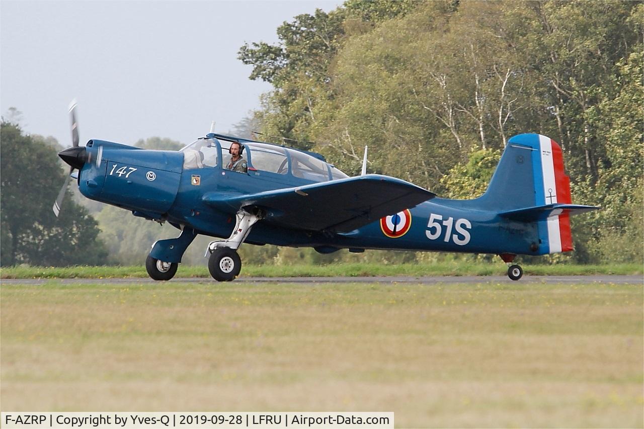 F-AZRP, 1957 Morane-Saulnier MS-733 Alcyon C/N 147, Morane-Saulnier MS-733 Alcyon, Taxiing rwy 22, Morlaix-Ploujean airport (LFRU-MXN) air show 2019