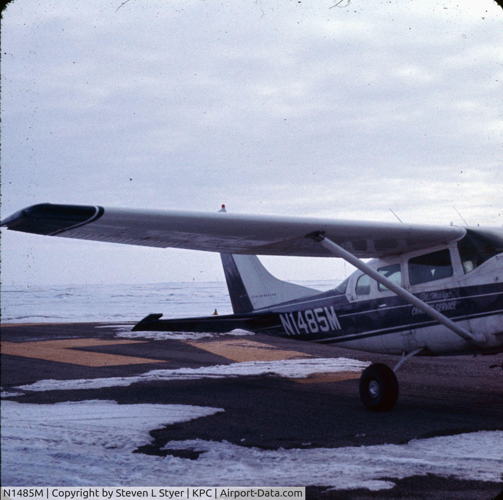 N1485M, 1970 Cessna U206E Stationair C/N U20601485, Photo at USCG LORSTA Port Clarence, spring 1977