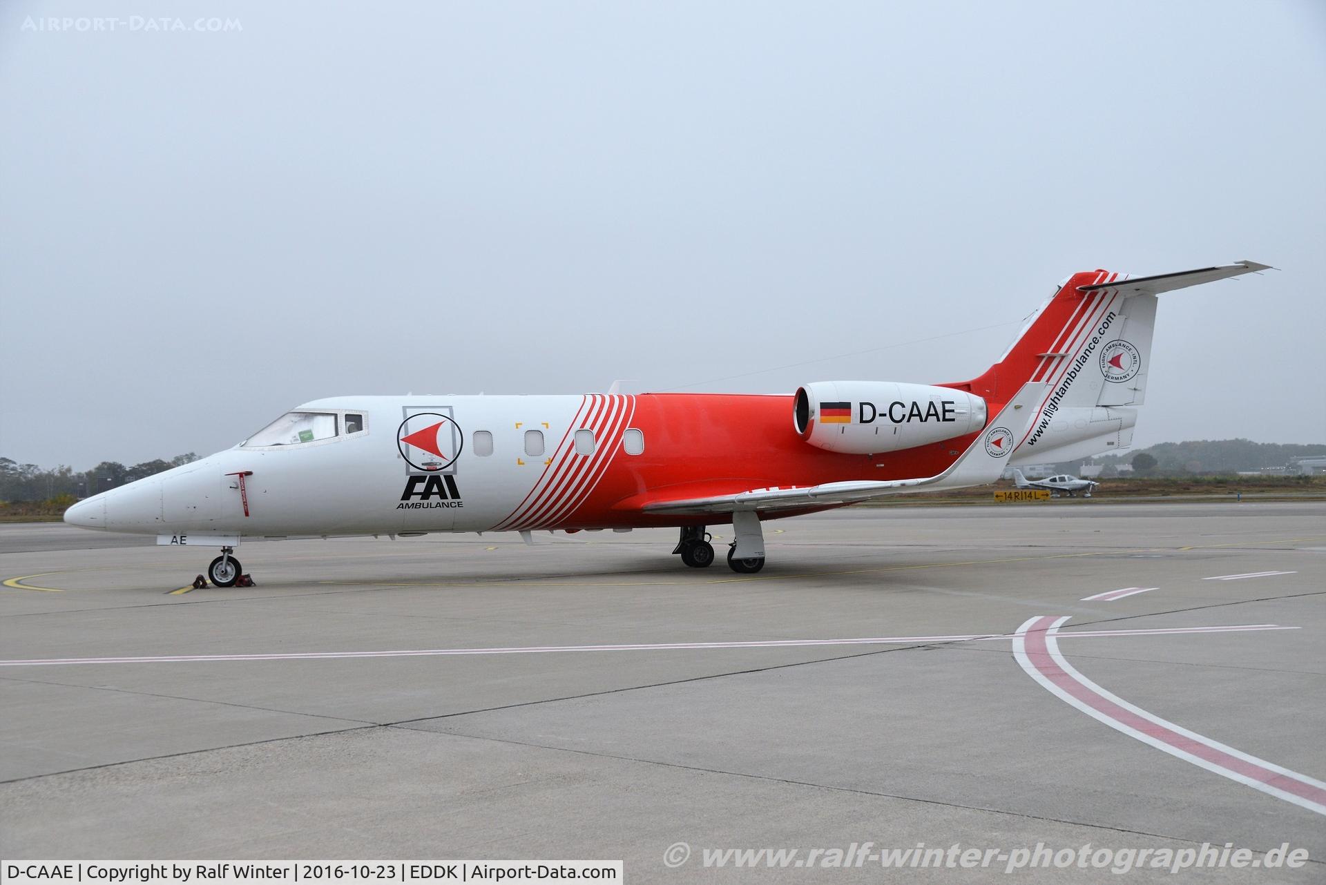 D-CAAE, 1983 Gates Learjet 55 C/N 095, Learjet 55 - IFA FAI rent-a-jet - 55-095 - D-CAAE - 23.10.2016 - CGN