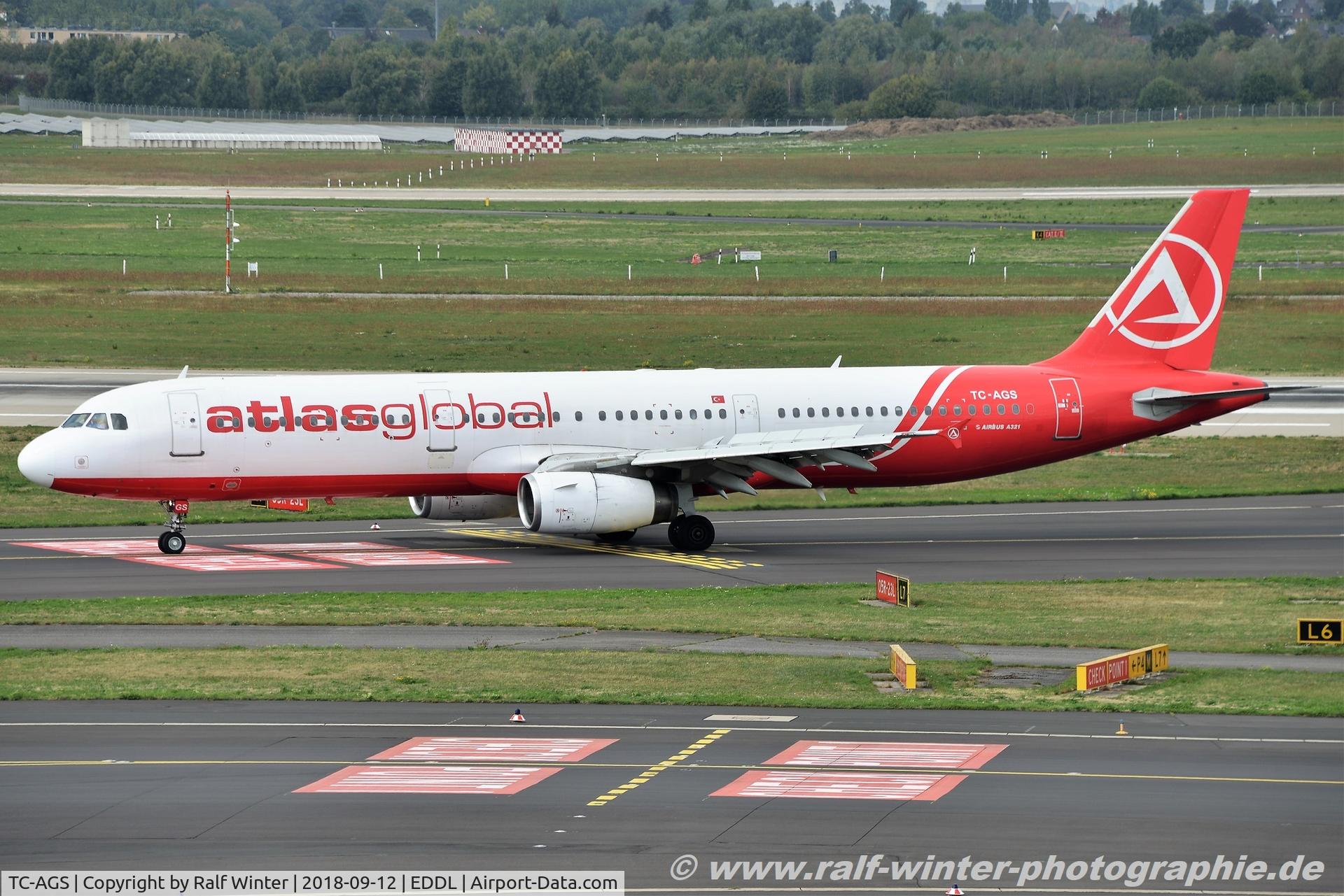 TC-AGS, 1999 Airbus A321-231 C/N 1008, Airbus A321-231 - KK KKK Atlas Global - 1008 - TC-AGS - 12.09.2018 - DUS