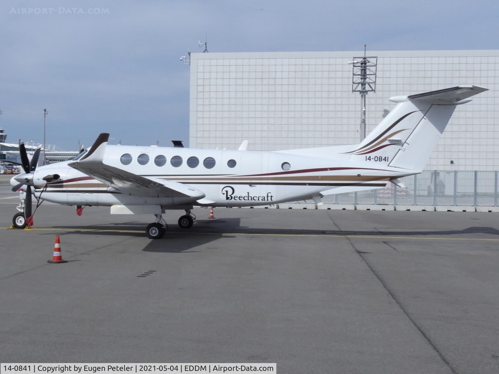 14-0841, 2005 Beech King Air 350C C/N FM-12, Resting on Ramp 5 in Munich