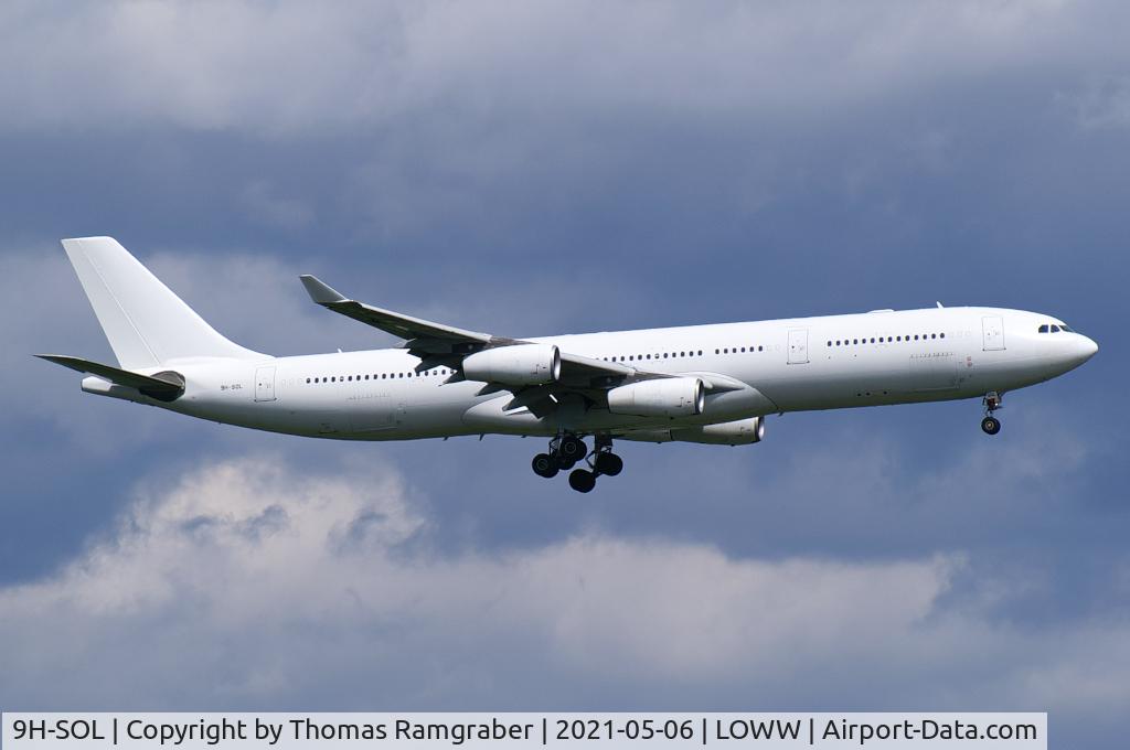 9H-SOL, 2003 Airbus A340-313 C/N 483, HiFly Malta Airbus A340-300