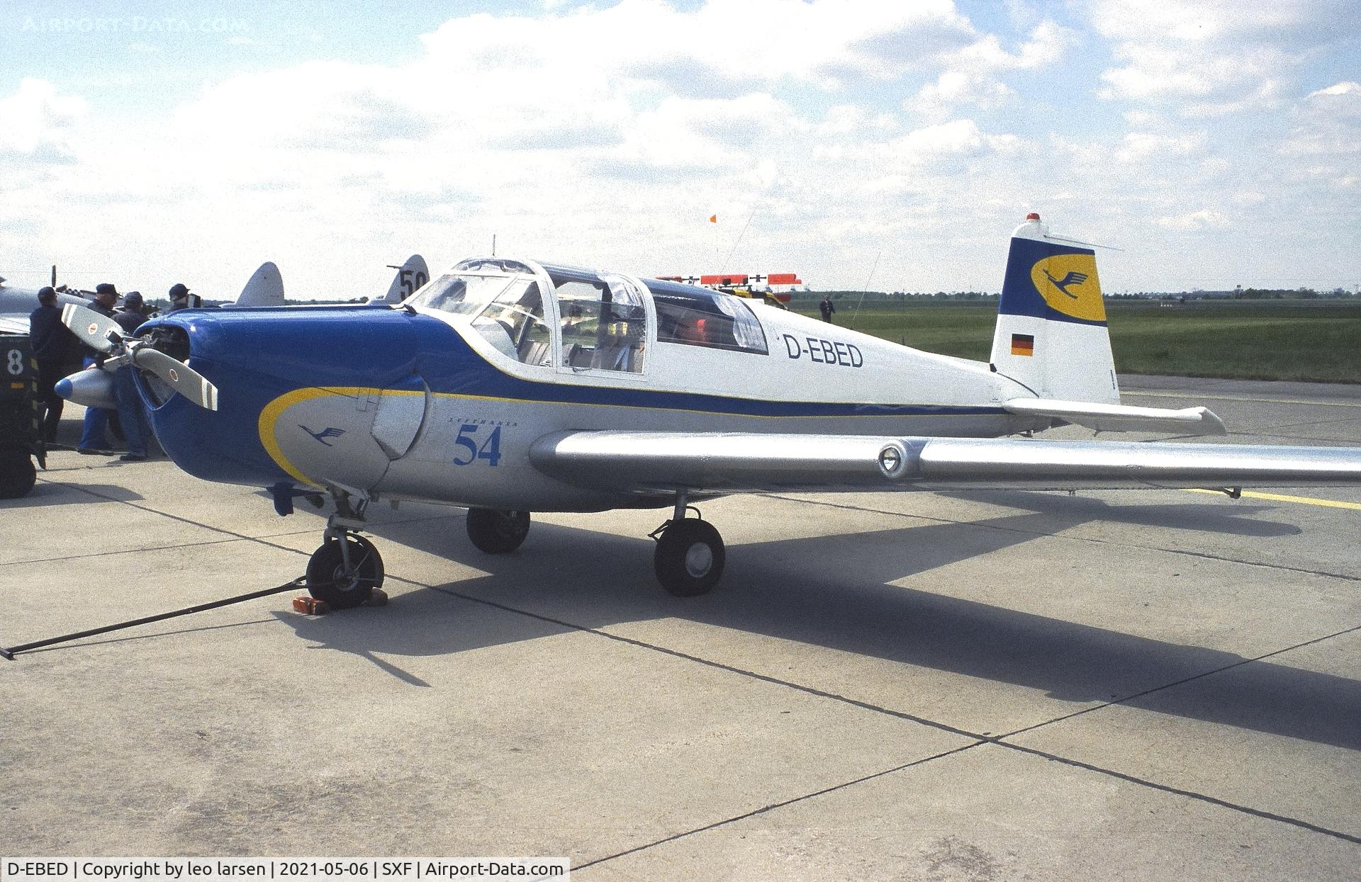 D-EBED, 1954 Saab 91B Safir C/N 91-291, Berlin ILA 14.5.2004