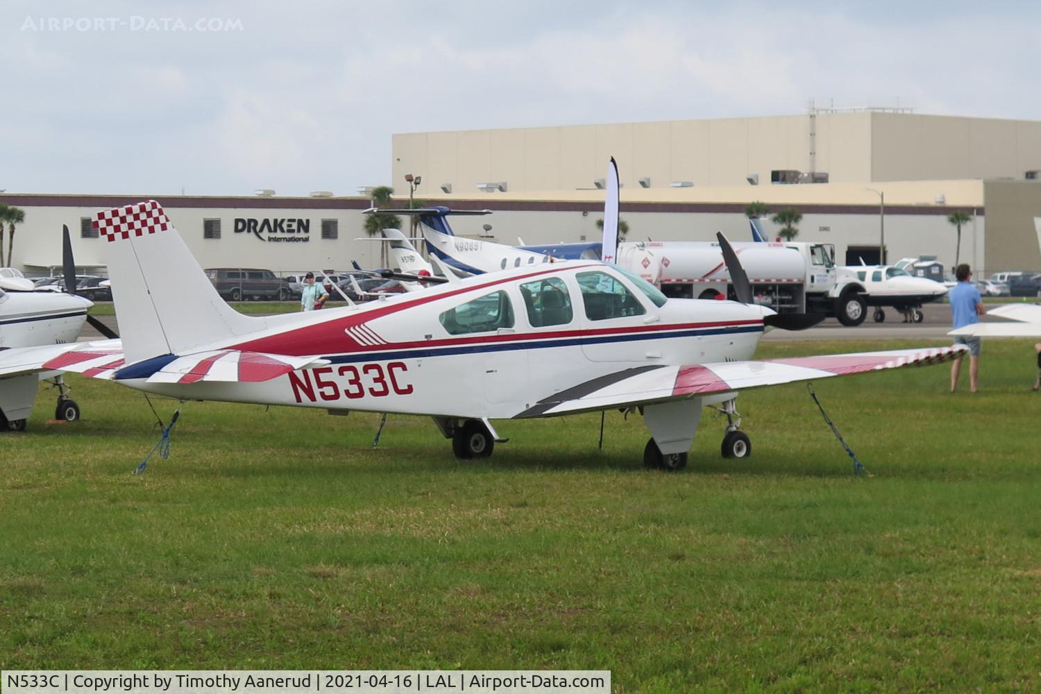 N533C, 1978 Beech F33C Bonanza C/N CJ-135, 1978 Beech F33C, c/n: CJ-135, Ex N833AB, ex N249SL, Sun n Fun 2021