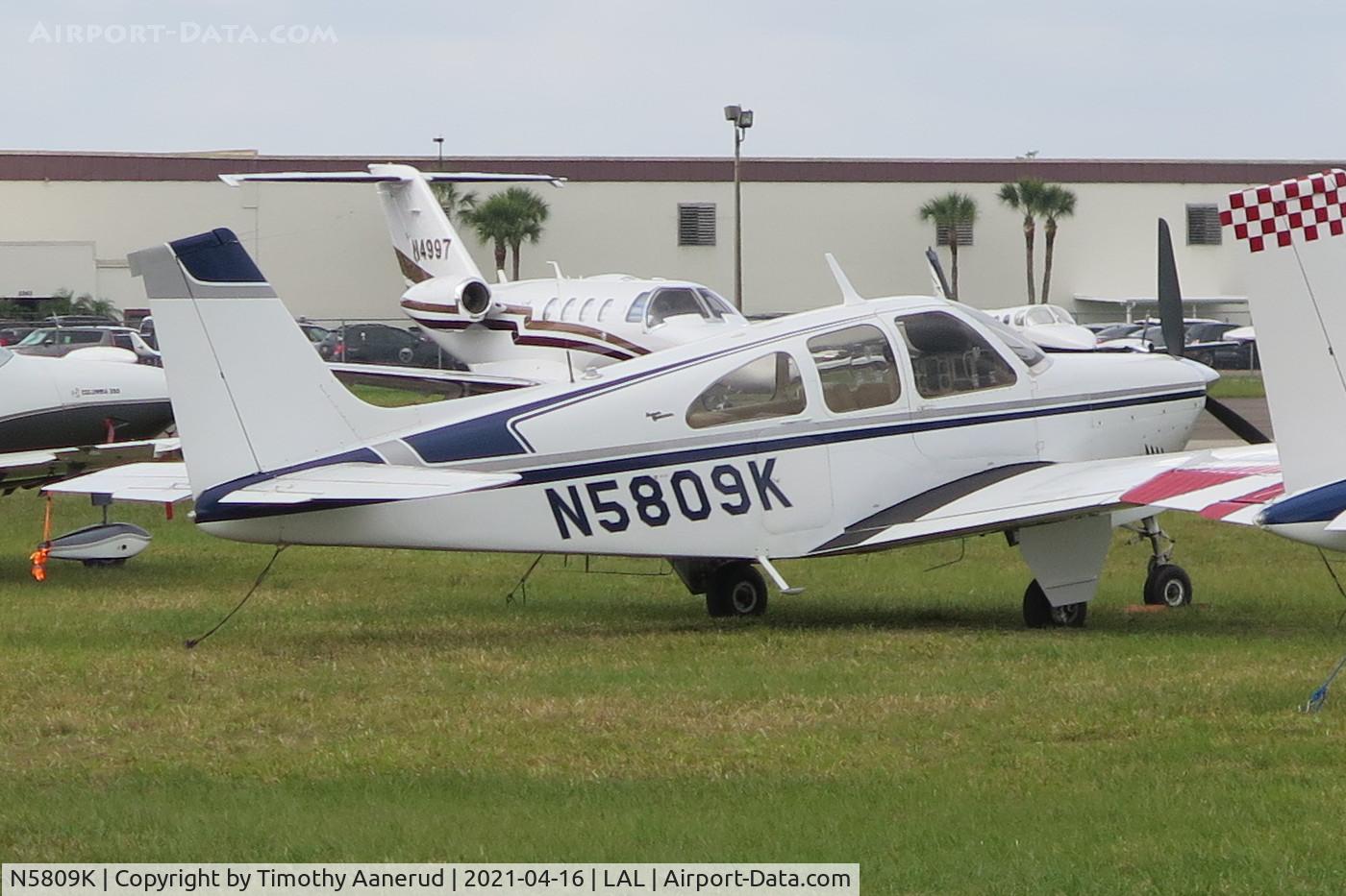 N5809K, 1965 Beech 35-C33 Debonair C/N CD-896, 1965 Beech 35-C33, c/n: CD-896, Sun n Fun 2021