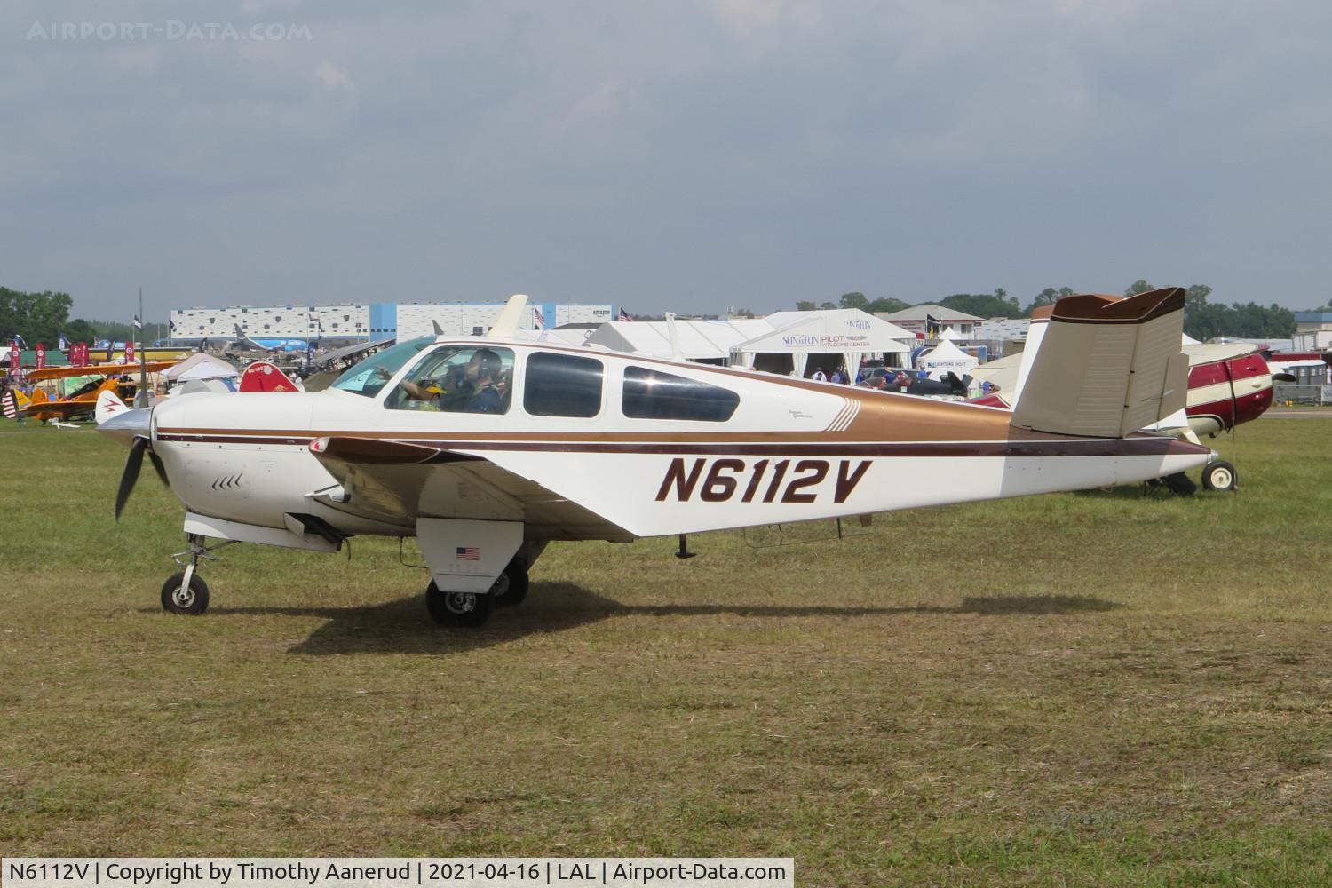 N6112V, 1965 Beech S35 Bonanza C/N D-7778, 1965 Beech S35, c/n: D-7778, Sun n Fun 2021