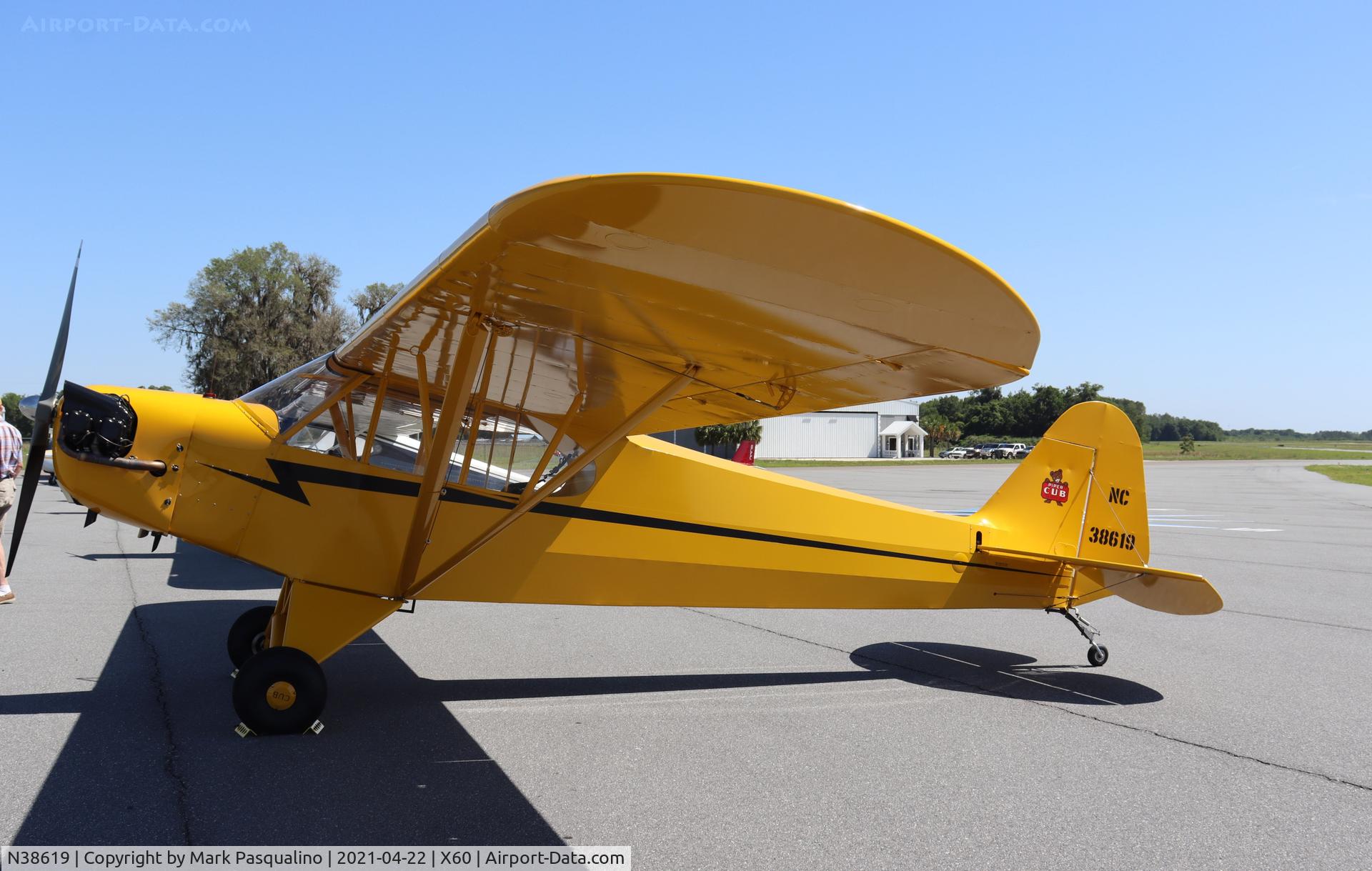 N38619, 1941 Piper J3C-65 Cub C/N 7160, Piper J3C-65